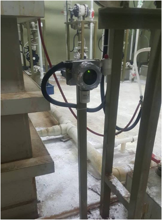 在線式有毒氣體檢測儀安裝現場