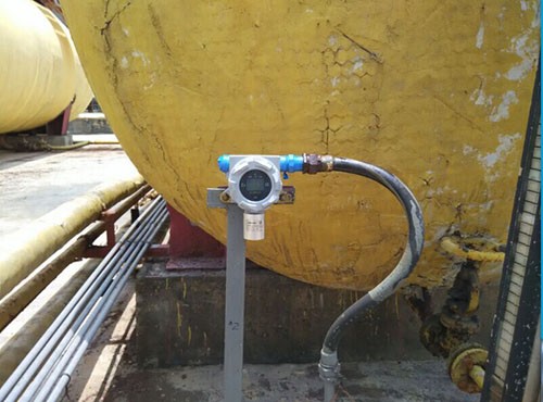 有毒有害氣體濃度檢測儀安裝現場