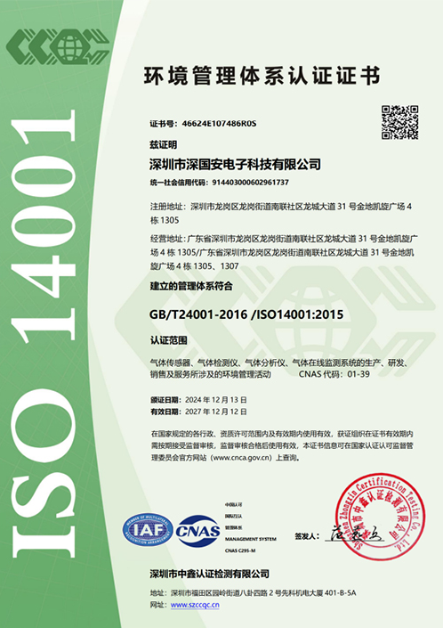 ISO14001認(rèn)證