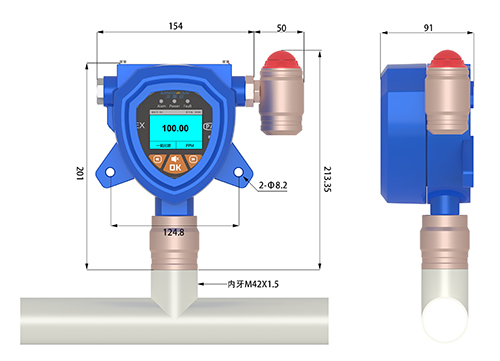 管道式氮氣檢測儀